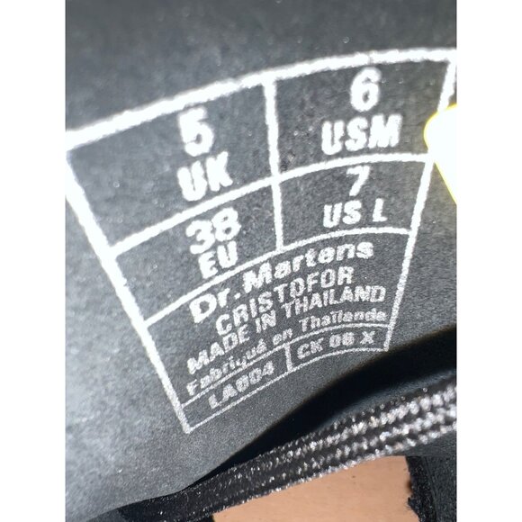 Dr. Martens Cristofor Leather Harness Lace Up Boots EU 38, US Men 6, US L 7, zip - Picture 10 of 12